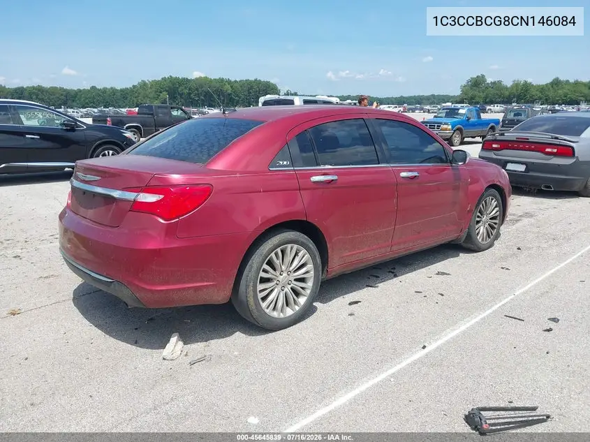 2012 Chrysler 200 Limited VIN: 1C3CCBCG8CN146084 Lot: 45645839