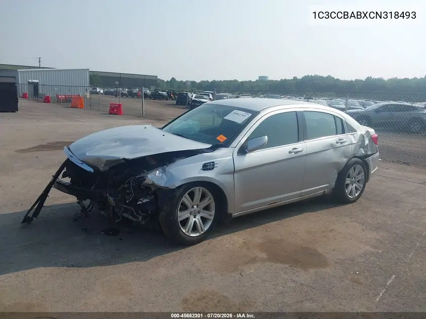 2012 Chrysler 200 Lx VIN: 1C3CCBABXCN318493 Lot: 45662301
