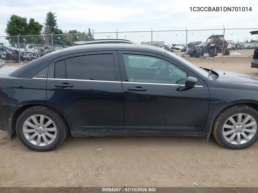 2013 Chrysler 200 Lx VIN: 1C3CCBAB1DN701014 Lot: 30094207