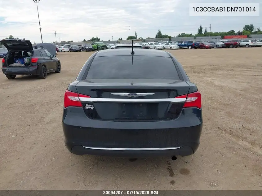 2013 Chrysler 200 Lx VIN: 1C3CCBAB1DN701014 Lot: 30094207