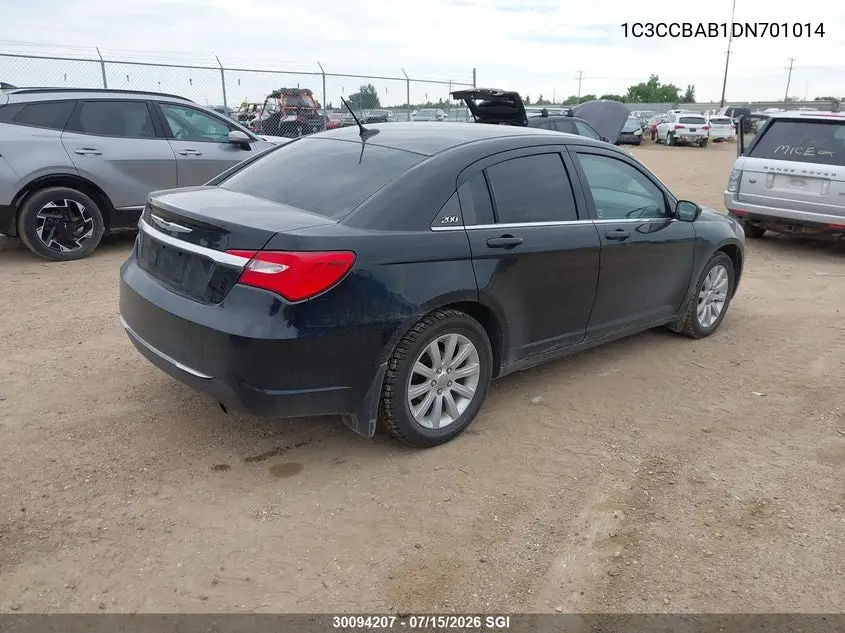 2013 Chrysler 200 Lx VIN: 1C3CCBAB1DN701014 Lot: 30094207