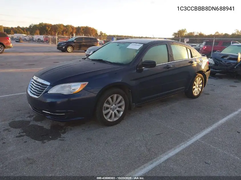 1C3CCBBB8DN688941 2013 Chrysler 200 Touring