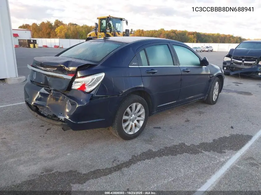 1C3CCBBB8DN688941 2013 Chrysler 200 Touring