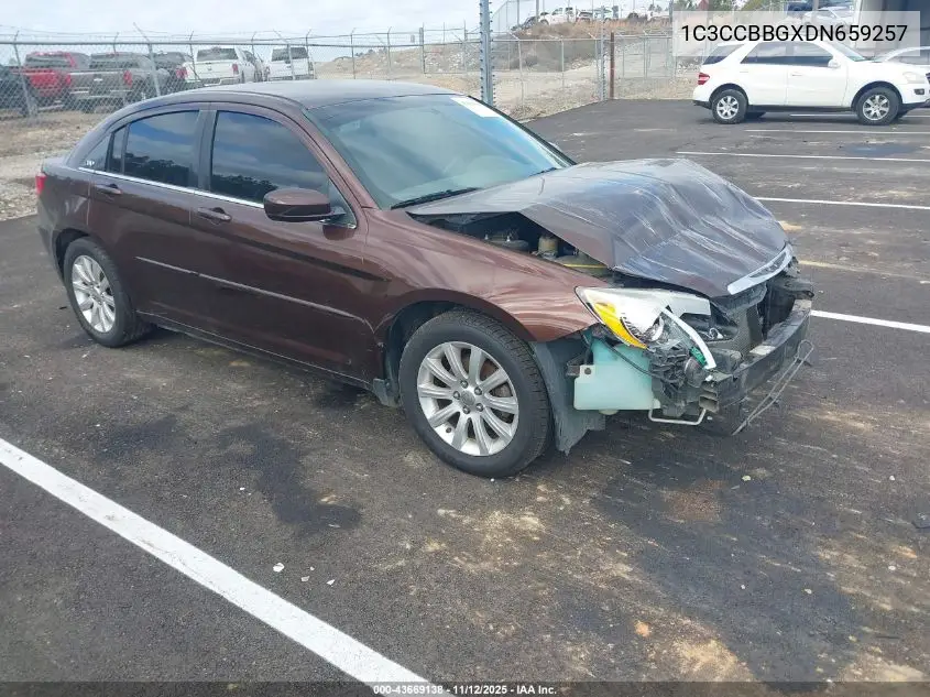 1C3CCBBGXDN659257 2013 Chrysler 200 Touring
