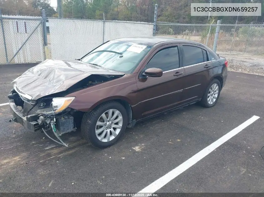 1C3CCBBGXDN659257 2013 Chrysler 200 Touring