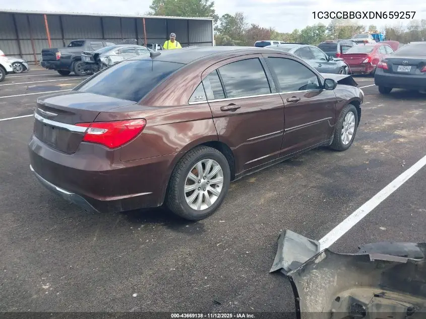 1C3CCBBGXDN659257 2013 Chrysler 200 Touring
