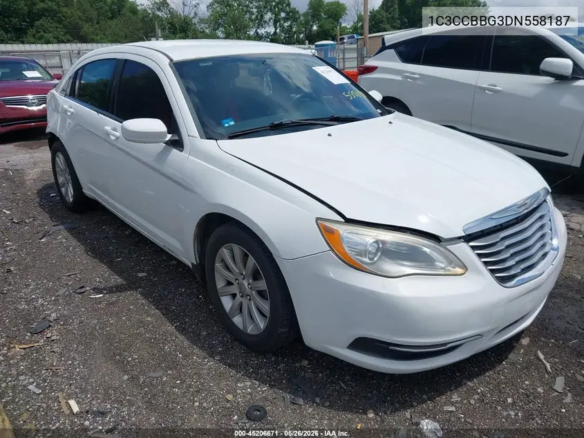 2013 Chrysler 200 Touring VIN: 1C3CCBBG3DN558187 Lot: 45206671