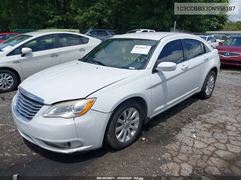 2013 Chrysler 200 Touring VIN: 1C3CCBBG3DN558187 Lot: 45206671