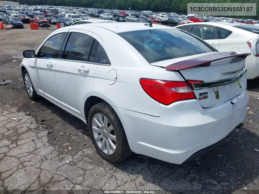 2013 Chrysler 200 Touring VIN: 1C3CCBBG3DN558187 Lot: 45206671