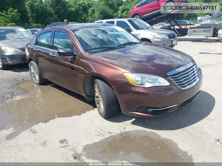 2013 Chrysler 200 Limited VIN: 1C3CCBCG4DN547181 Lot: 45248447