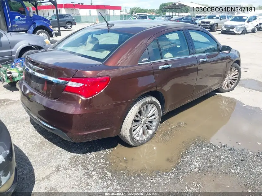 2013 Chrysler 200 Limited VIN: 1C3CCBCG4DN547181 Lot: 45248447