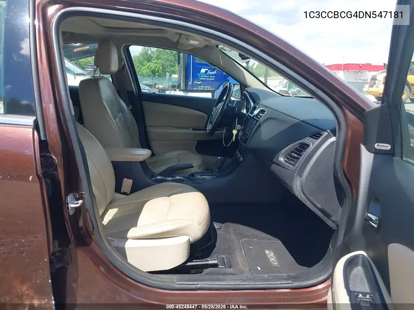 2013 Chrysler 200 Limited VIN: 1C3CCBCG4DN547181 Lot: 45248447