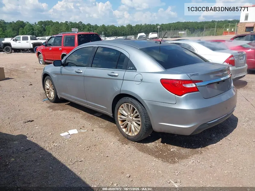 2013 Chrysler 200 Lx VIN: 1C3CCBAB3DN685771 Lot: 45287072
