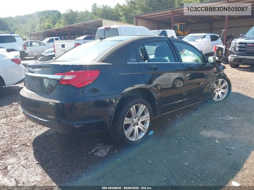 2013 Chrysler 200 Touring VIN: 1C3CCBBB3DN505087 Lot: 45309036
