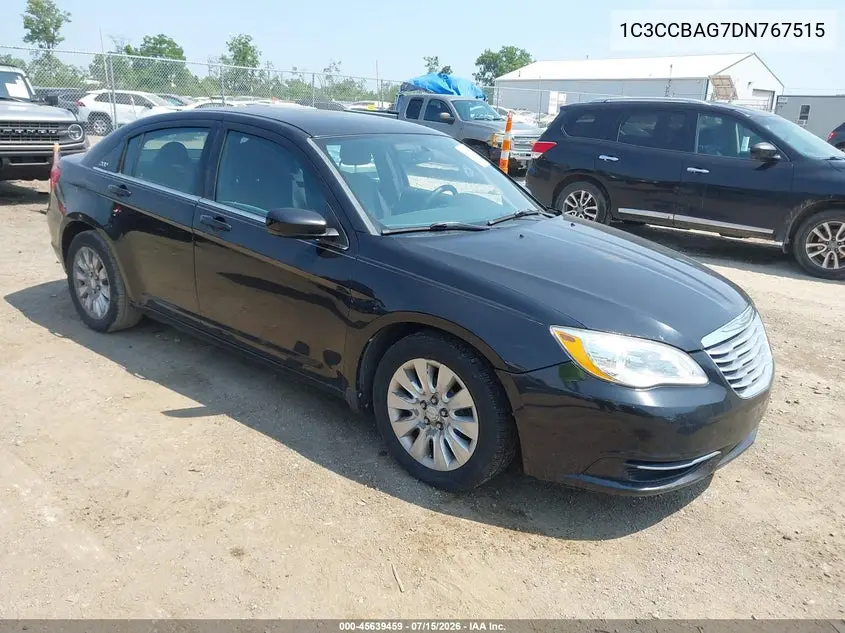 2013 Chrysler 200 Lx VIN: 1C3CCBAG7DN767515 Lot: 45639459