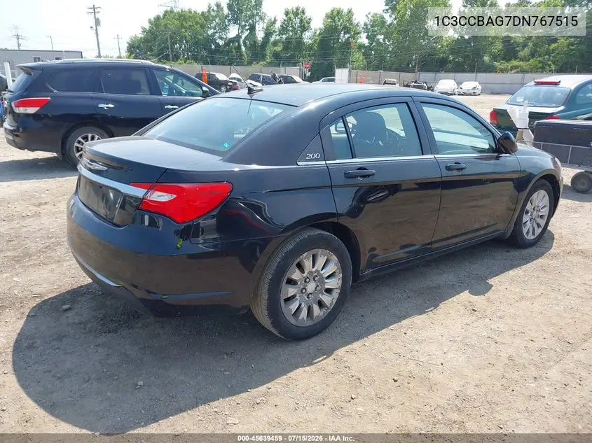 2013 Chrysler 200 Lx VIN: 1C3CCBAG7DN767515 Lot: 45639459