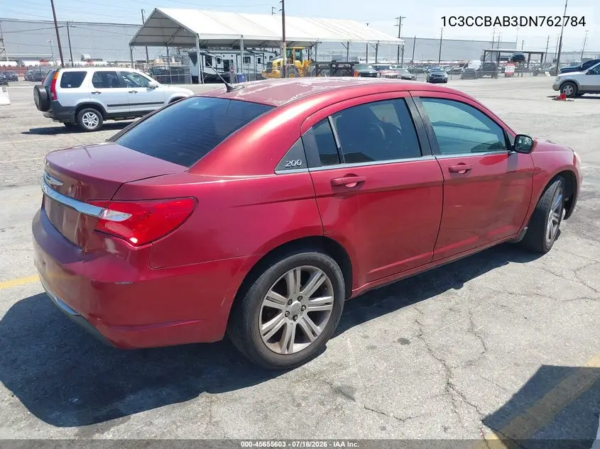 2013 Chrysler 200 Lx VIN: 1C3CCBAB3DN762784 Lot: 45655603
