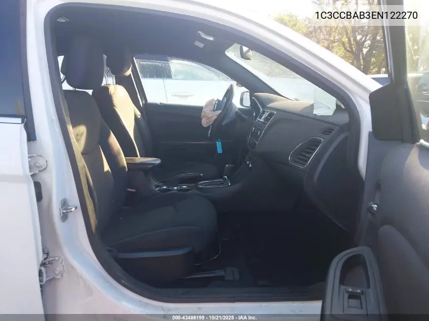 1C3CCBAB3EN122270 2014 Chrysler 200 Lx