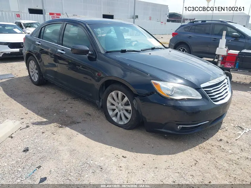 2014 Chrysler 200 Limited VIN: 1C3CCBCG1EN100261 Lot: 45413525