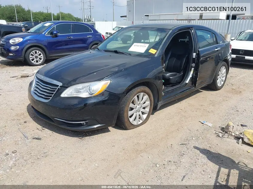 2014 Chrysler 200 Limited VIN: 1C3CCBCG1EN100261 Lot: 45413525