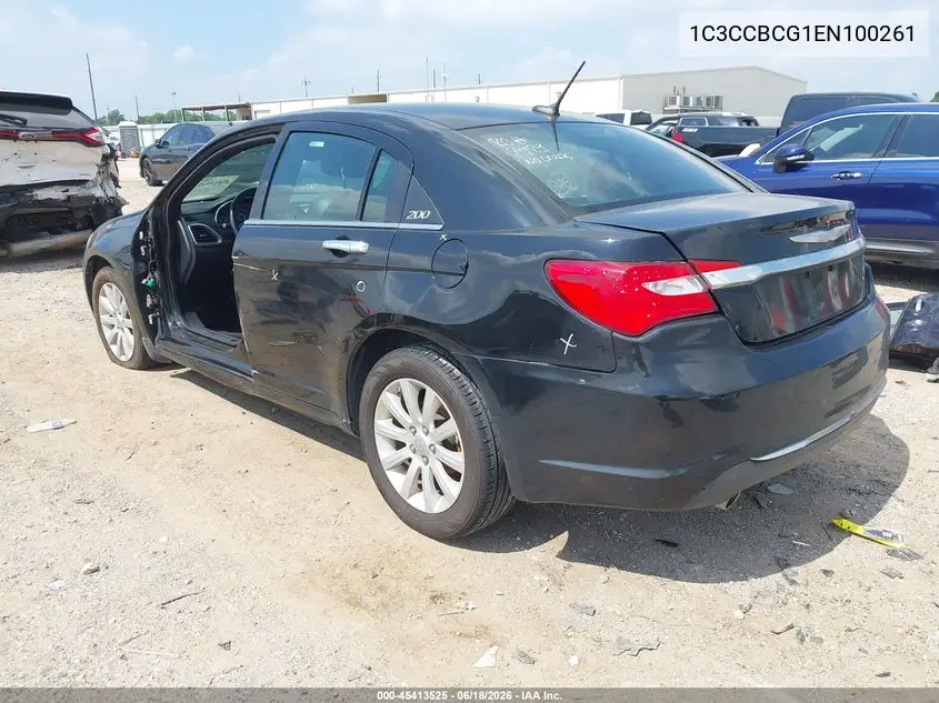 2014 Chrysler 200 Limited VIN: 1C3CCBCG1EN100261 Lot: 45413525