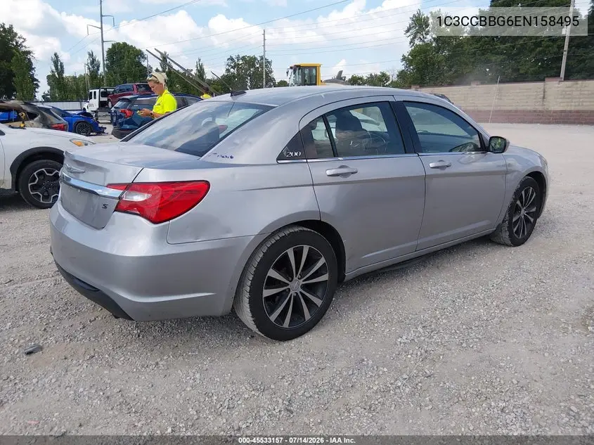 2014 Chrysler 200 Touring VIN: 1C3CCBBG6EN158495 Lot: 45533157