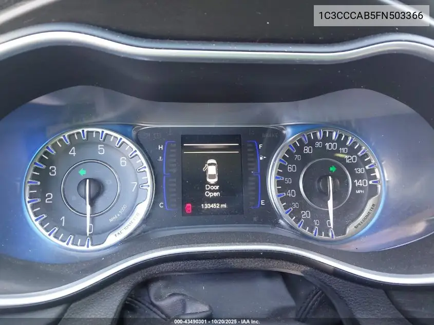 1C3CCCAB5FN503366 2015 Chrysler 200 Limited