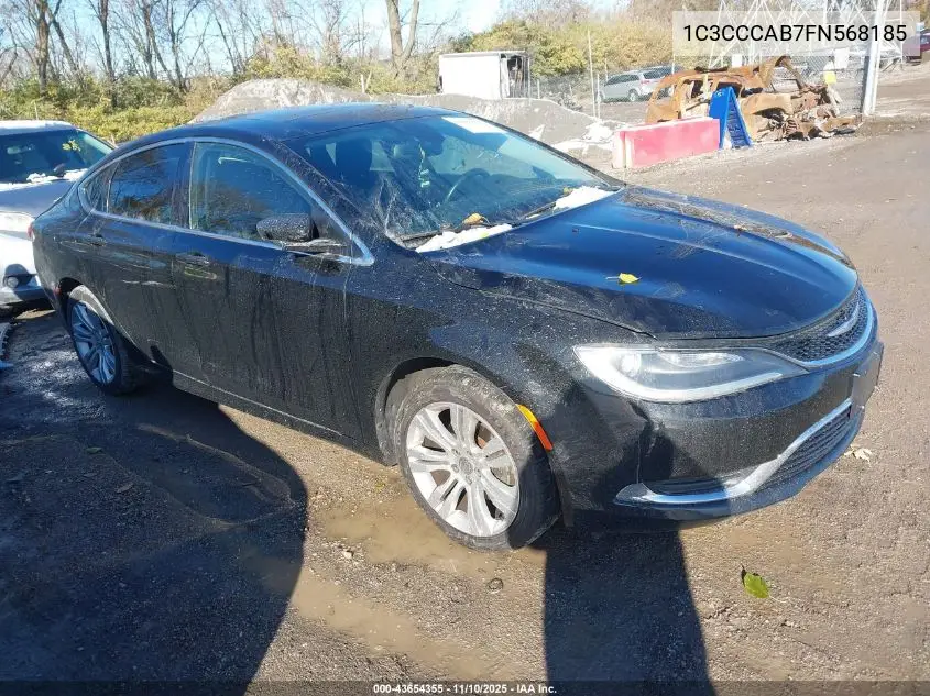 1C3CCCAB7FN568185 2015 Chrysler 200 Limited