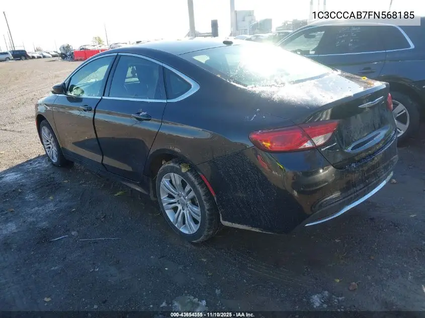 1C3CCCAB7FN568185 2015 Chrysler 200 Limited