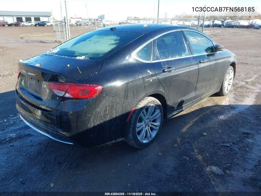1C3CCCAB7FN568185 2015 Chrysler 200 Limited