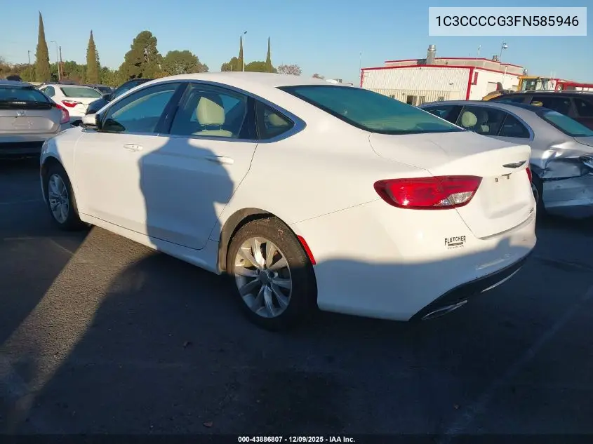 1C3CCCCG3FN585946 2015 Chrysler 200 C