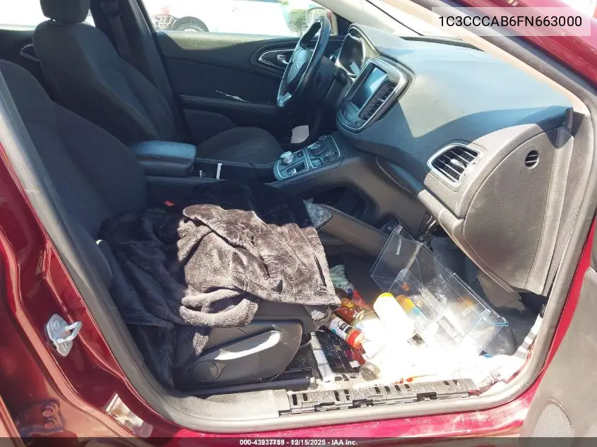 1C3CCCAB6FN663000 2015 Chrysler 200 Limited