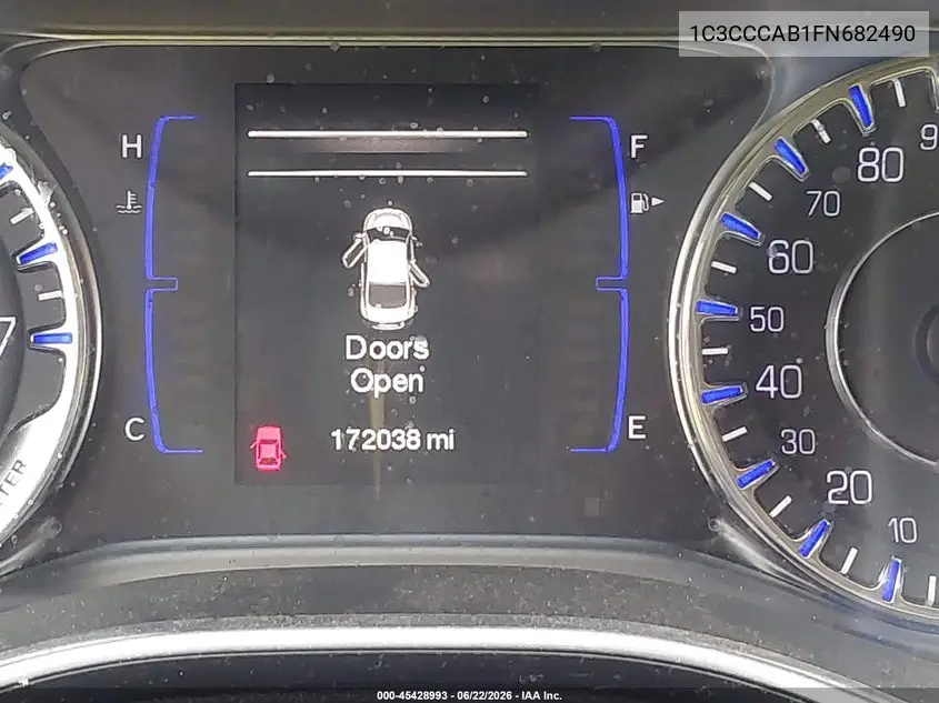 1C3CCCAB1FN682490 2015 Chrysler 200 Limited