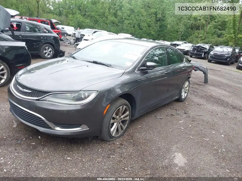 1C3CCCAB1FN682490 2015 Chrysler 200 Limited