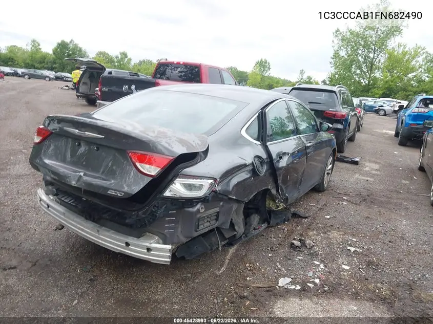 1C3CCCAB1FN682490 2015 Chrysler 200 Limited