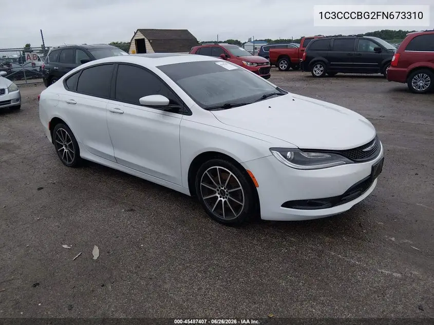 2015 Chrysler 200 S VIN: 1C3CCCBG2FN673310 Lot: 45487407