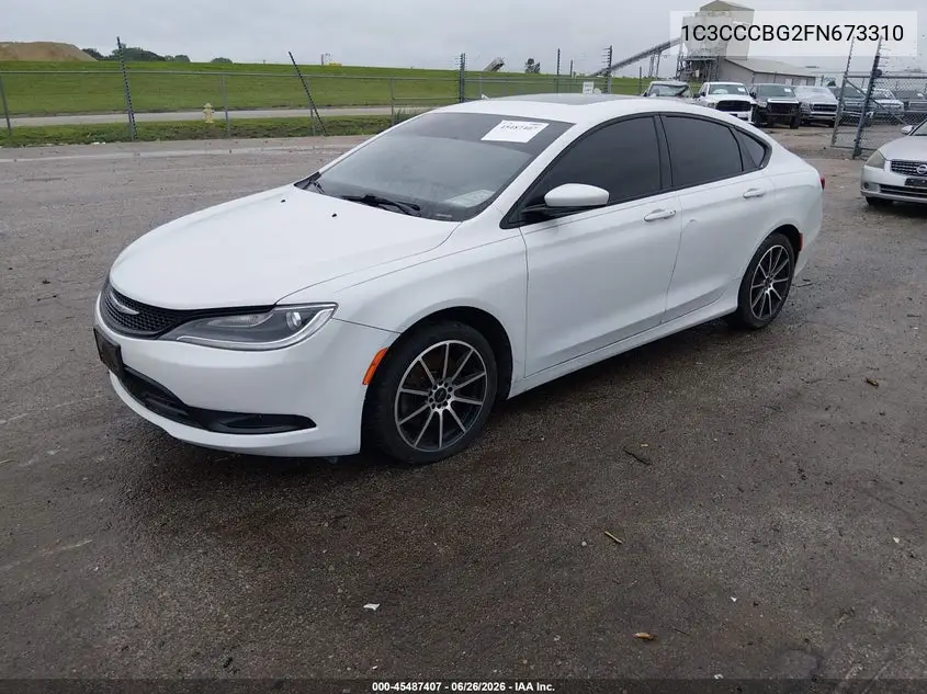 2015 Chrysler 200 S VIN: 1C3CCCBG2FN673310 Lot: 45487407