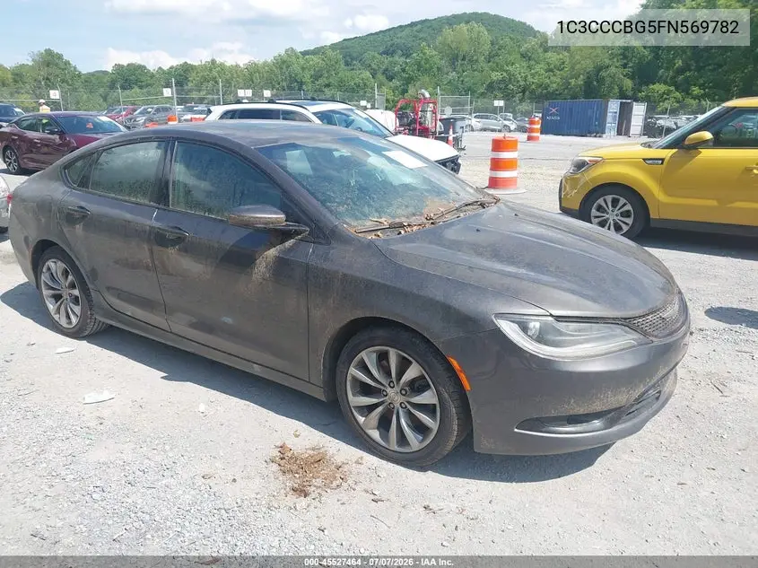2015 Chrysler 200 S VIN: 1C3CCCBG5FN569782 Lot: 45527464