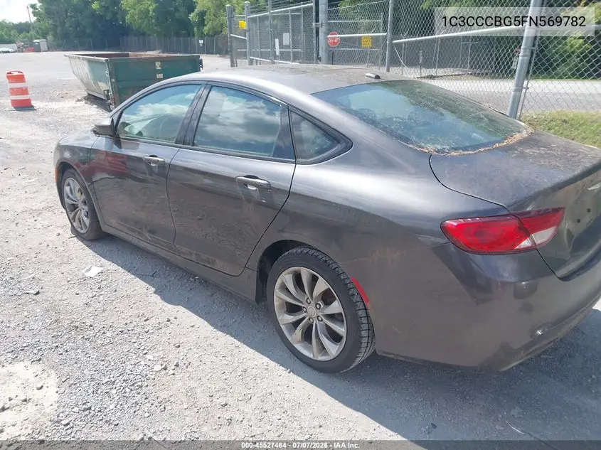 2015 Chrysler 200 S VIN: 1C3CCCBG5FN569782 Lot: 45527464