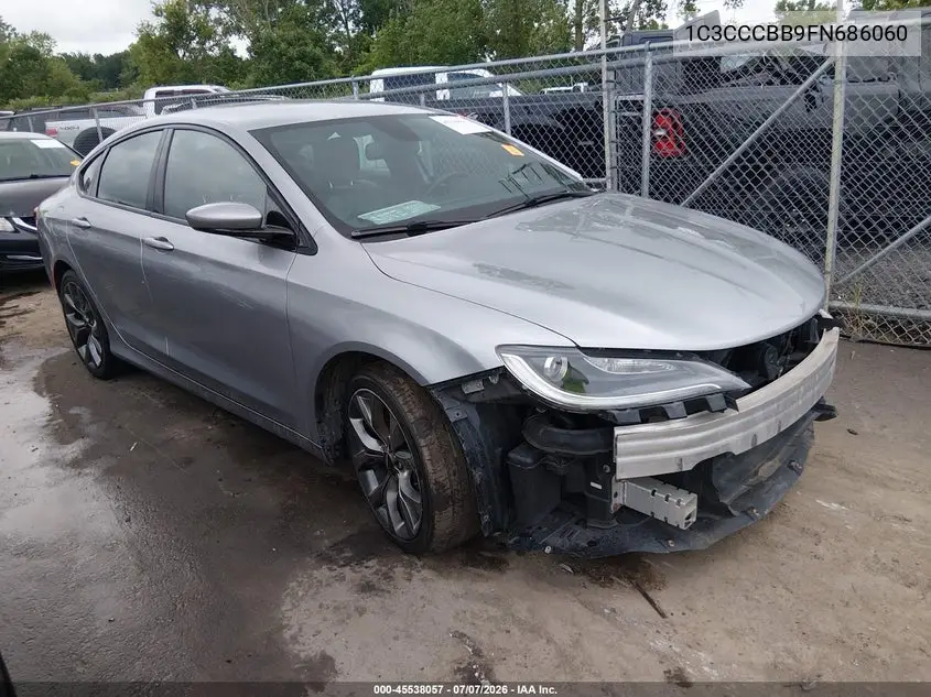 2015 Chrysler 200 S VIN: 1C3CCCBB9FN686060 Lot: 45538057