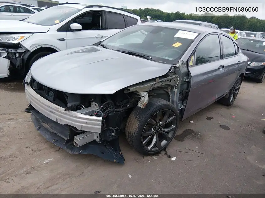 2015 Chrysler 200 S VIN: 1C3CCCBB9FN686060 Lot: 45538057