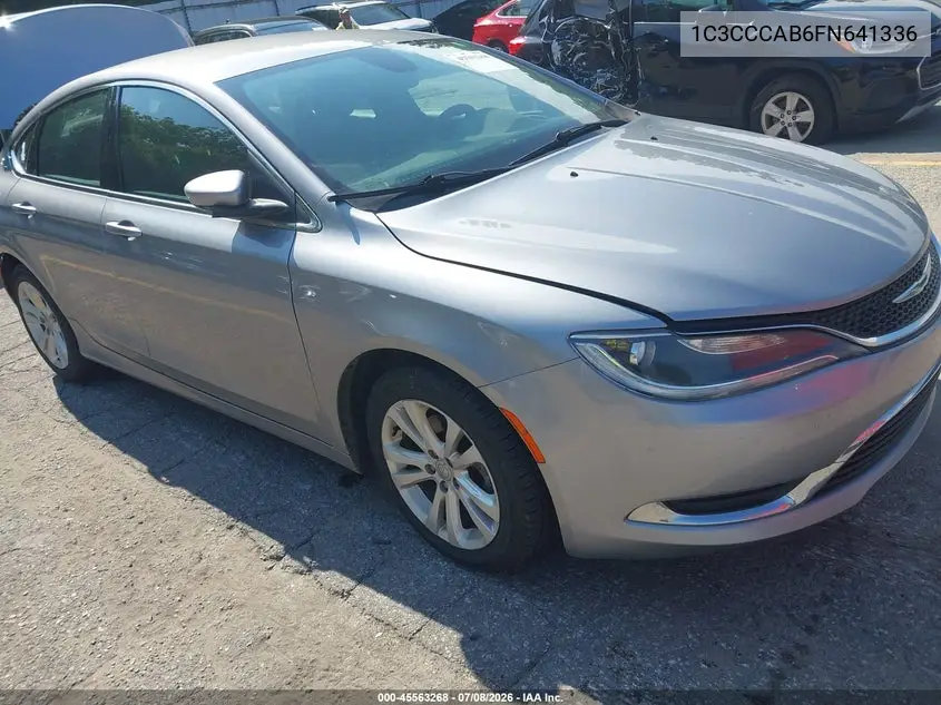 2015 Chrysler 200 Limited VIN: 1C3CCCAB6FN641336 Lot: 45563268