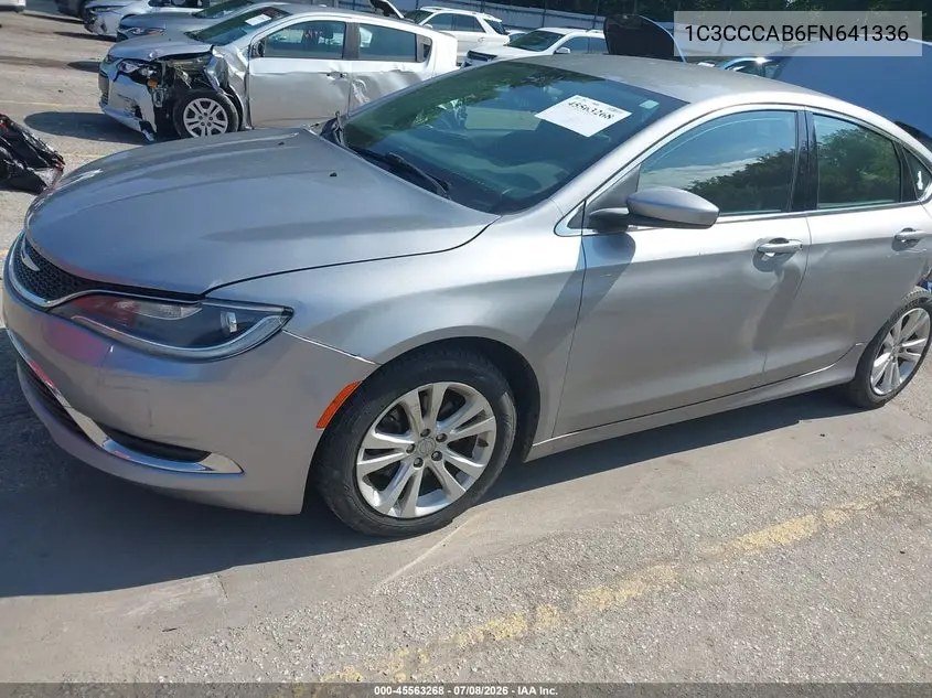 2015 Chrysler 200 Limited VIN: 1C3CCCAB6FN641336 Lot: 45563268