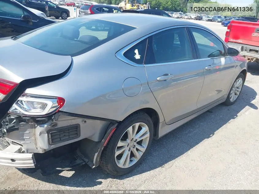 2015 Chrysler 200 Limited VIN: 1C3CCCAB6FN641336 Lot: 45563268