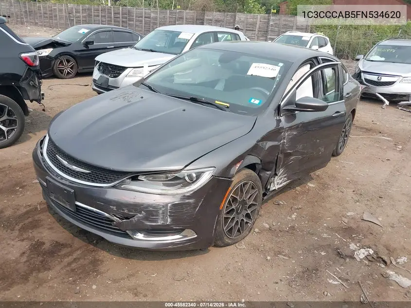 2015 Chrysler 200 Limited VIN: 1C3CCCAB5FN534620 Lot: 45582340