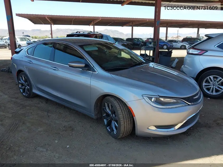 2015 Chrysler 200 Limited VIN: 1C3CCCAG0FN731609 Lot: 45584691