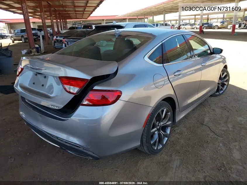 2015 Chrysler 200 Limited VIN: 1C3CCCAG0FN731609 Lot: 45584691