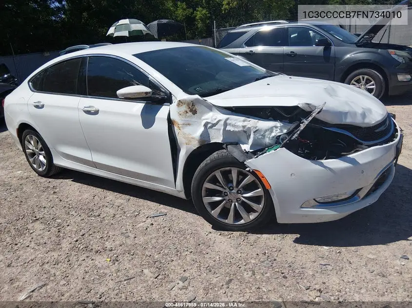 2015 Chrysler 200 C VIN: 1C3CCCCB7FN734010 Lot: 45617959