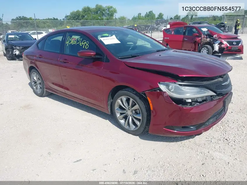 2015 Chrysler 200 S VIN: 1C3CCCBB0FN554577 Lot: 45625698