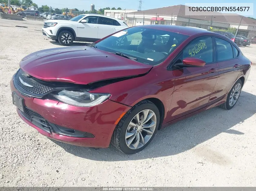 2015 Chrysler 200 S VIN: 1C3CCCBB0FN554577 Lot: 45625698